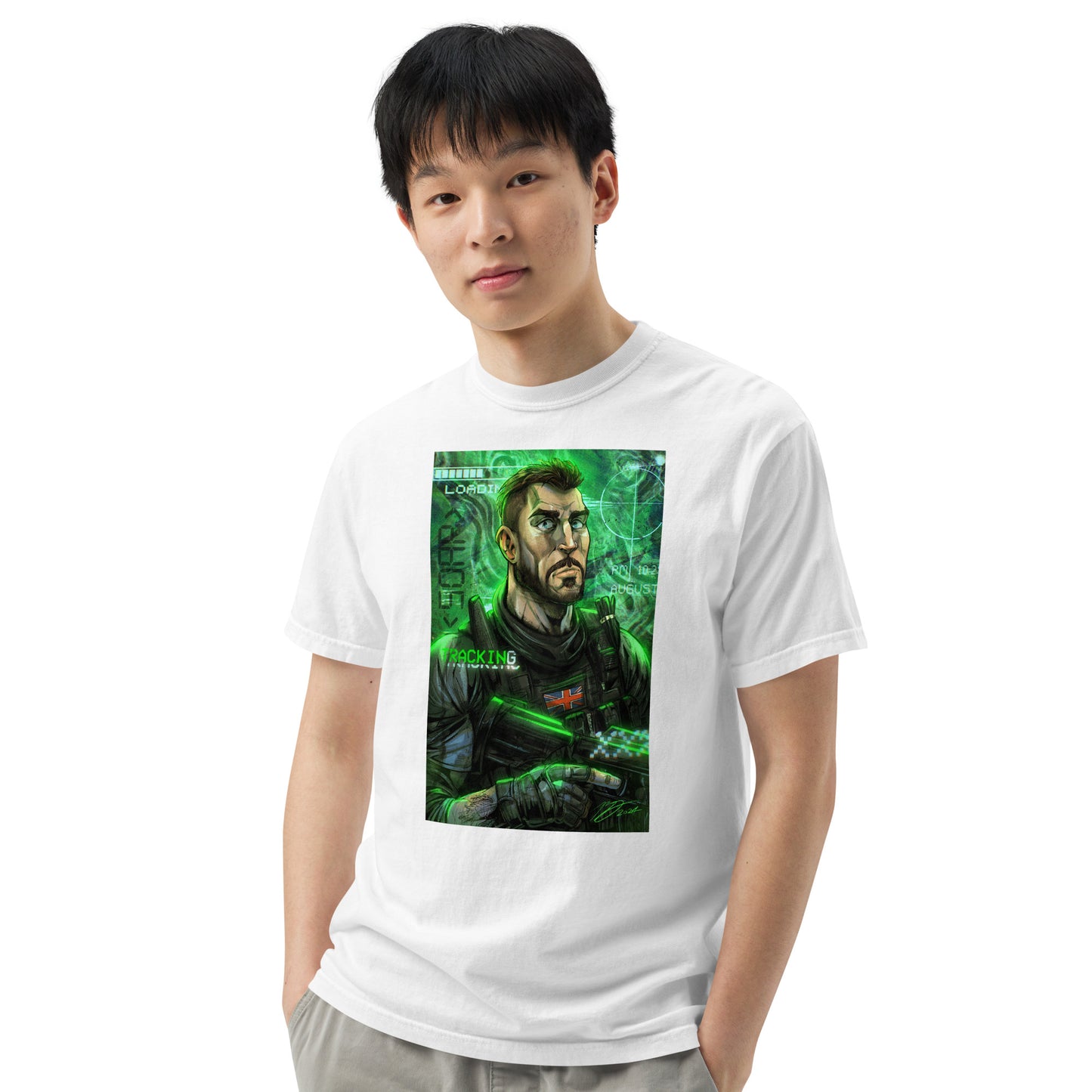 Unisex garment-dyed heavyweight t-shirt