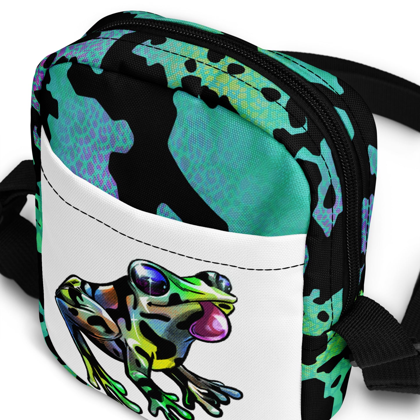 Dart Froggy utility crossbody bag