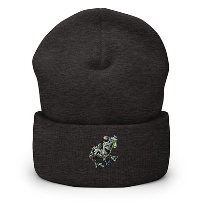 Dart Frog Cuffed Beanie