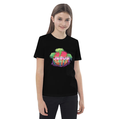 Organic Jesus Saves kids t-shirt