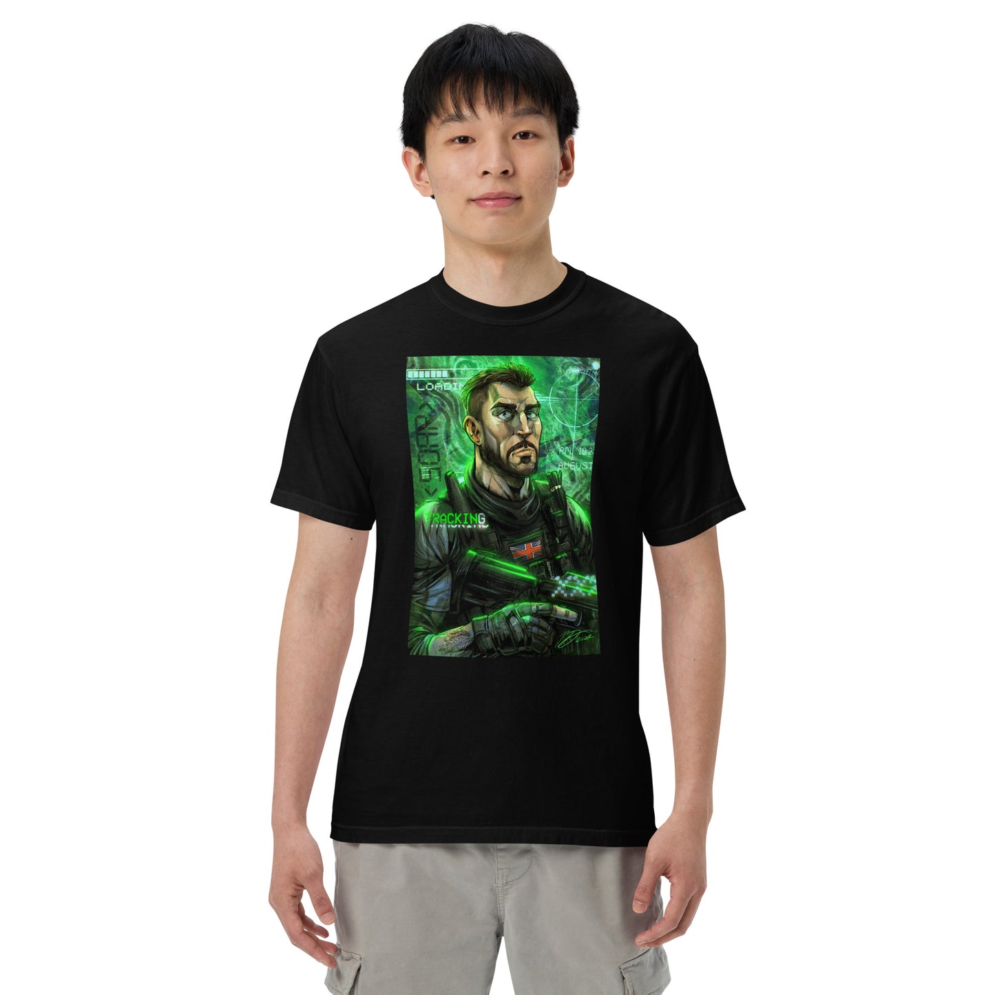 Unisex garment-dyed heavyweight t-shirt