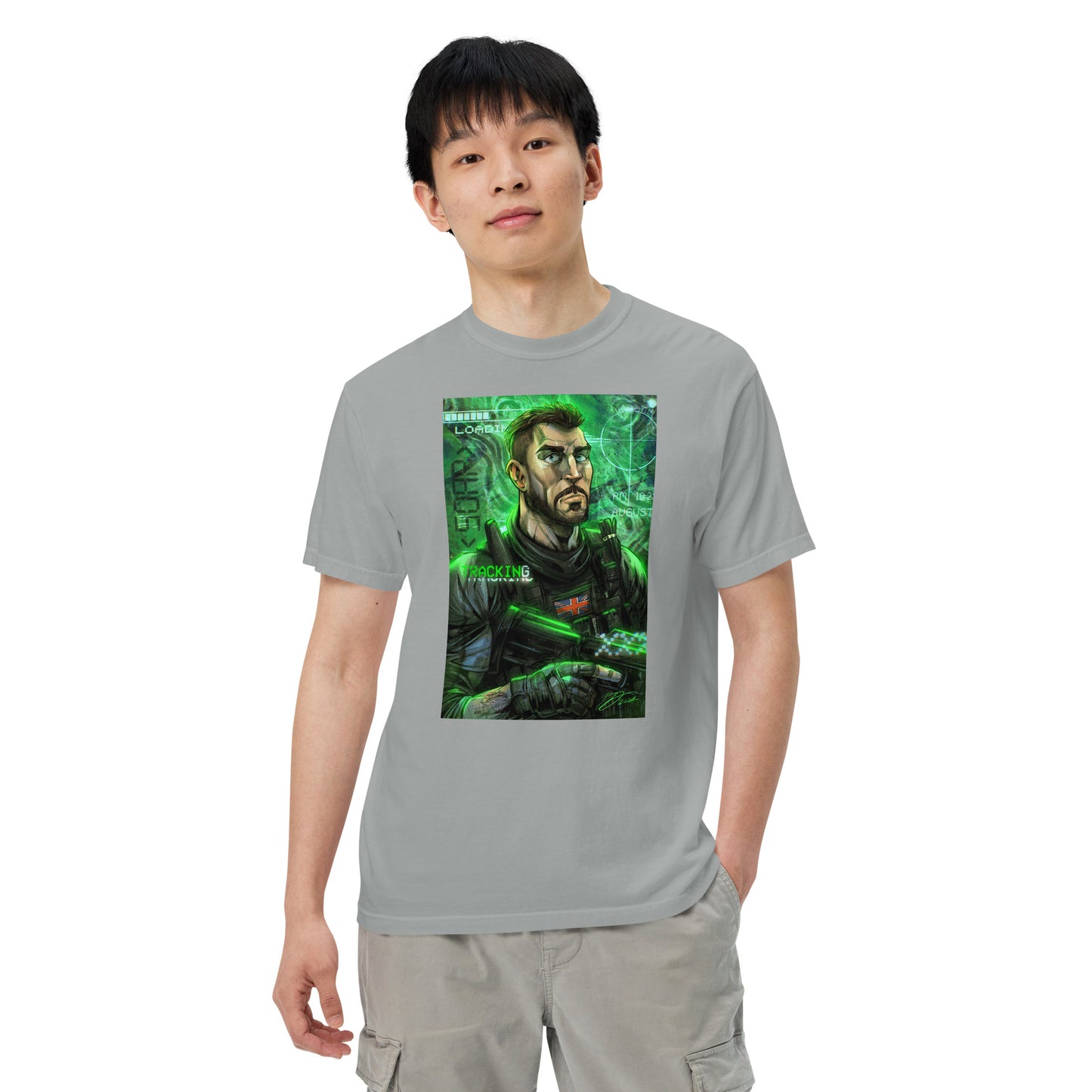 Unisex garment-dyed heavyweight t-shirt