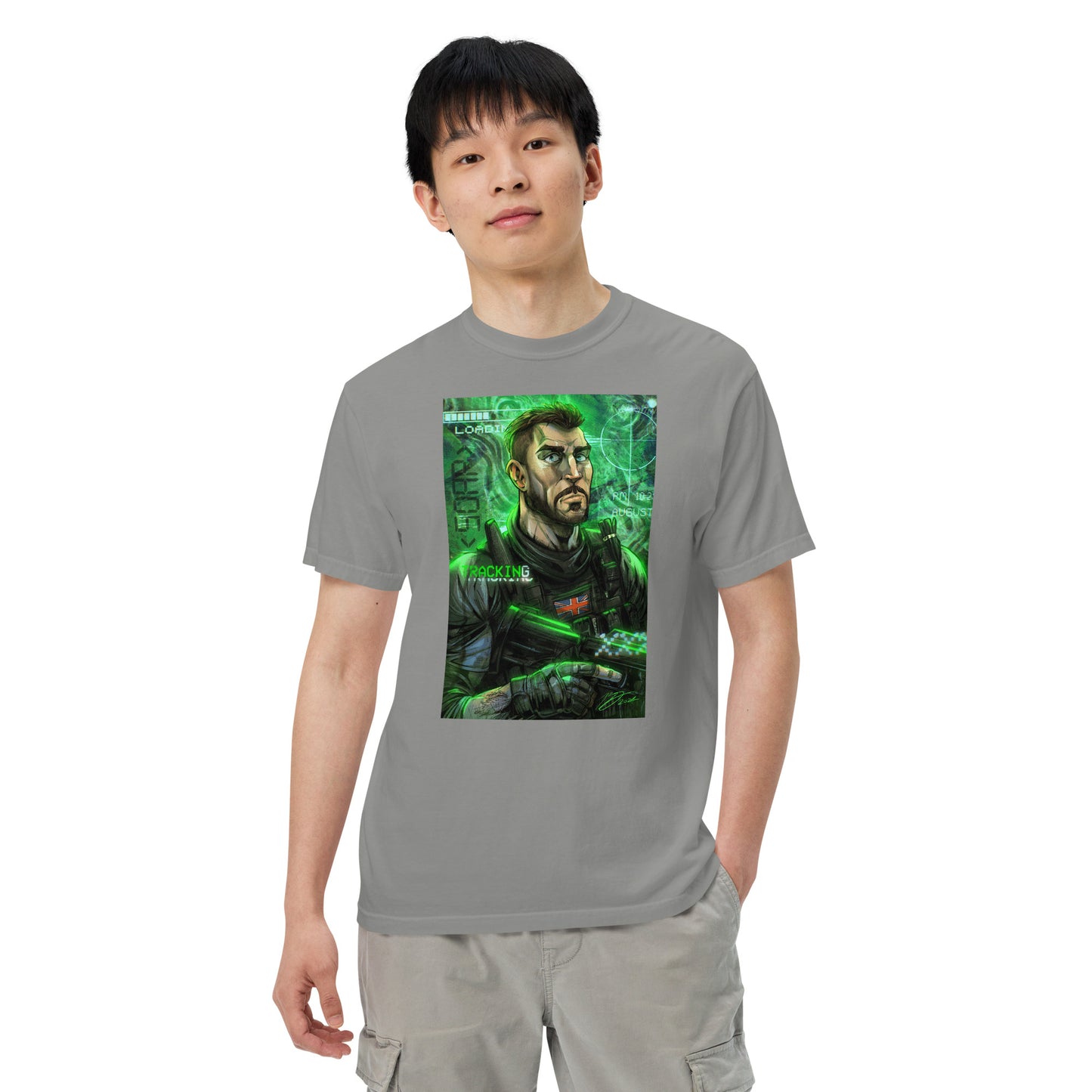 Unisex garment-dyed heavyweight t-shirt