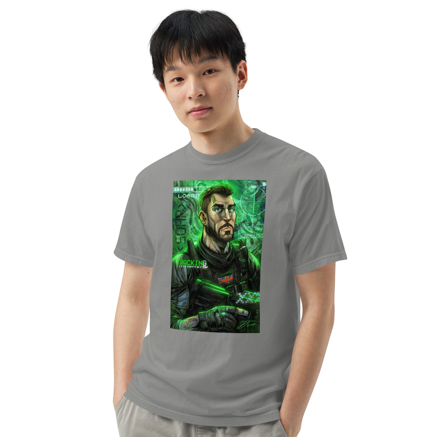 Unisex garment-dyed heavyweight t-shirt