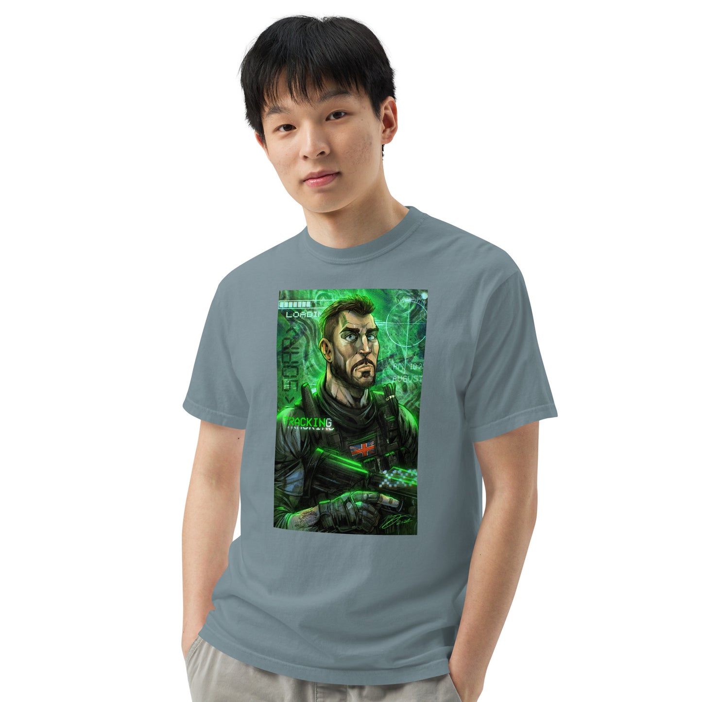 Unisex garment-dyed heavyweight t-shirt